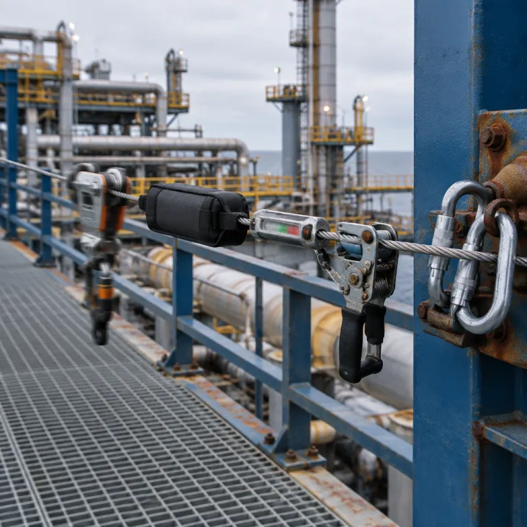 Lignes de vie en hauteur : un pilier discret de la sécurité opérationnelle pétrolière et gazière