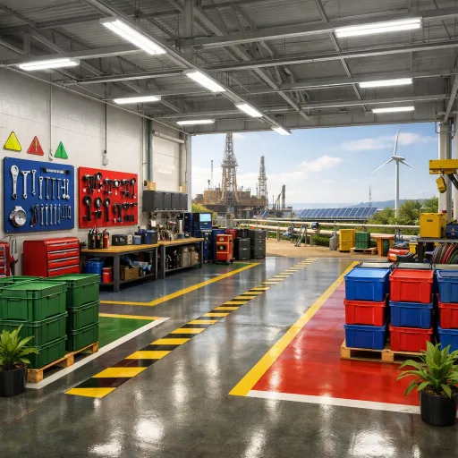 5s lean dans le pétrole et le gaz : structurer l’espace de travail pour une performance durable