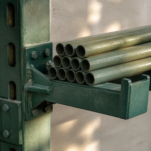 Cantilever et rayonnages spécialisés : optimiser le stockage dans l’industrie pétrolière et gazière